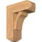 Ekena Millwork Legacy Craftsman Smooth Bracket w/ Offset Brace, Western Red Cedar, 7 1/2"W x 18"D x 22"H BKT0806X18X22LEC04SWR - alternate 1